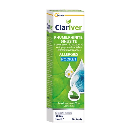 Clariver Spray Nasal Allergies Pocket 30ml