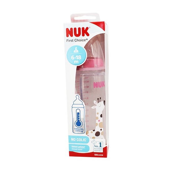 NUK Biberon First Choice - 150ml Température de contrôle 0-6 M Mixte