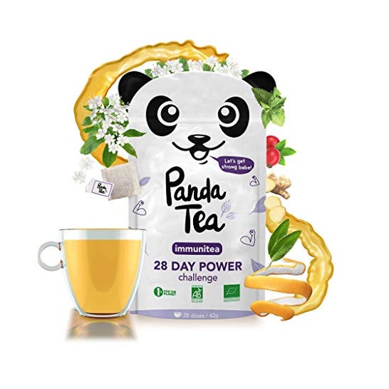 Panda Tea Morning Boost Infusion Des Plantes 28 Sachets