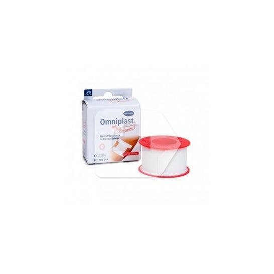 Omniplast ruban adhésif en tissu blanc 10m