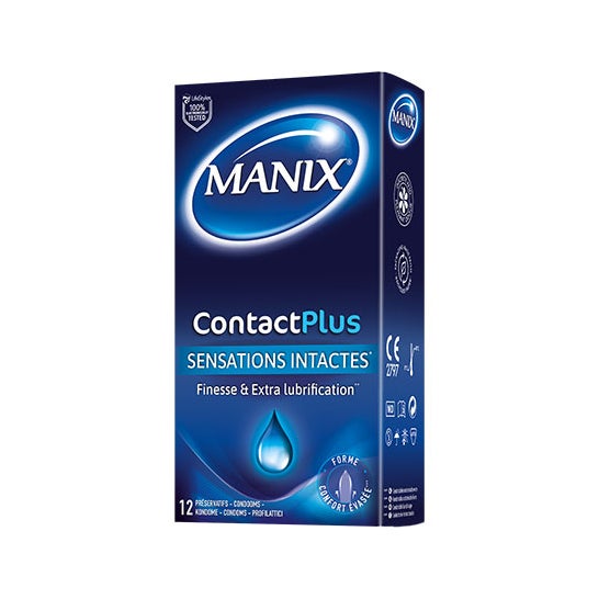 Manix Préservatifs Contact Plus 12uts
