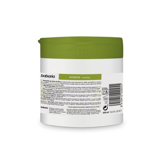 Babaria Shampooing Nourrissant à l'huile d'olive 400ml