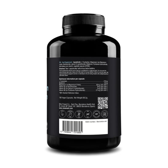 Zenement L-Triptófano con Melatonina 180vcaps