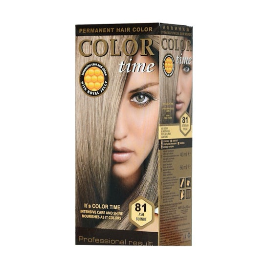 Color Time Dye Gel Dye Dye Ash Blonde 81