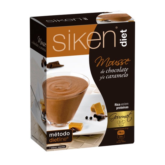 Siken Mousse Mousse diététique chocolat 7 sachets
