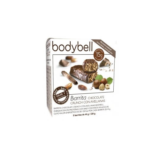 Bodybell Crunch Barres aux noisettes 5 Uni