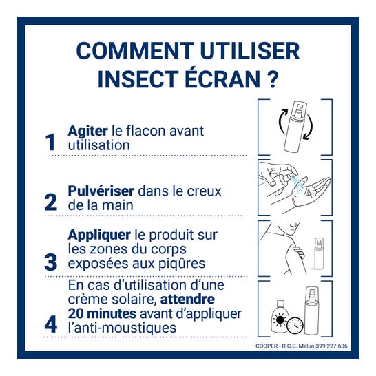 Insect Écran Anti-Moustiques Guêpes & Frelon 100ml