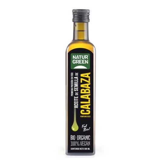Naturgreen huile de graines de citrouille biologique 500 Ml