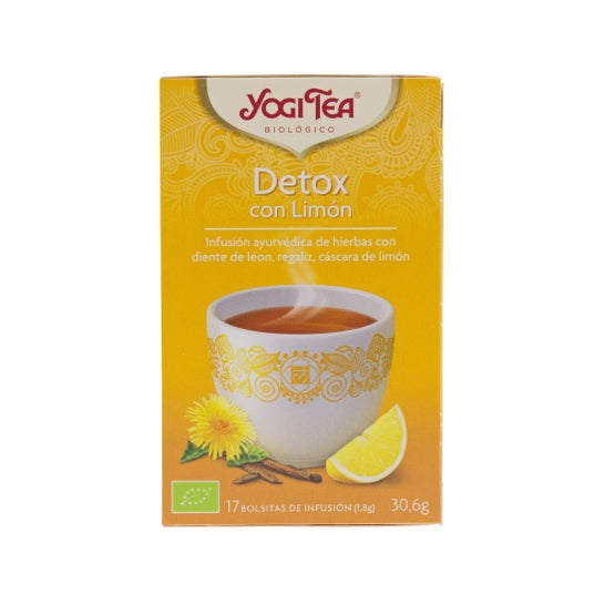 Yogi Thé désintoxique avec limon 17 bolsas