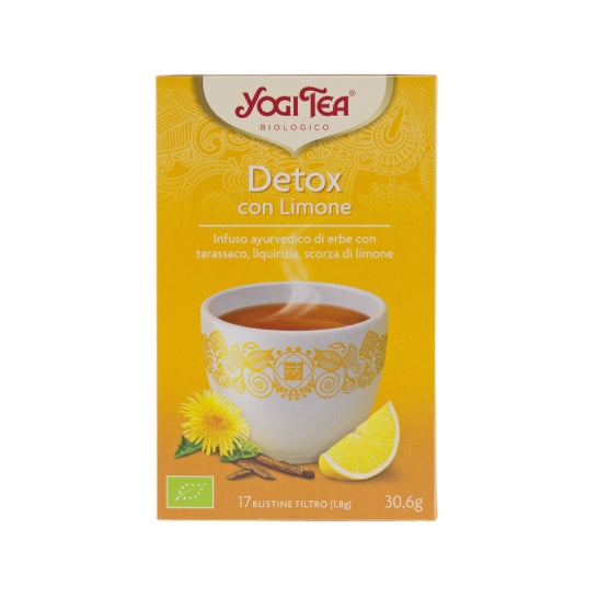 Yogi Thé désintoxique avec limon 17 bolsas