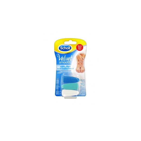 Scholl Velvet Smooth Kit de Remplacement 3 Recharges Sublime Ongles