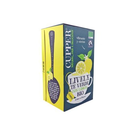 Cupper Green Tea Lemon Inf Bio 20 unités