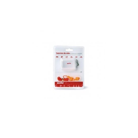 Bouchons d'oreilles en silicone moulé 2uds