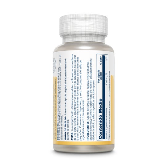 Solaray Vitamine A 3000mcg 60caps