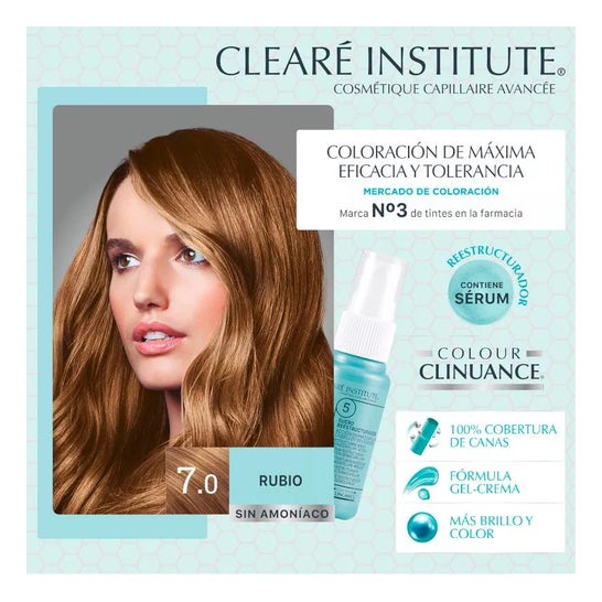 Cleare Institute Colour Clinuance Permanent Dye 70 Blonde 170ml Cleare Institute Colour Clinuance Permanent Dye 70 Blonde 170ml