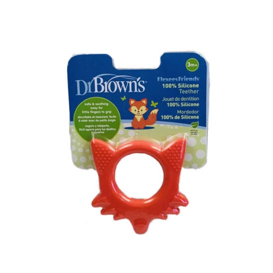 Dr Browns Flexees Friends Red Fox Teether 1 pièce