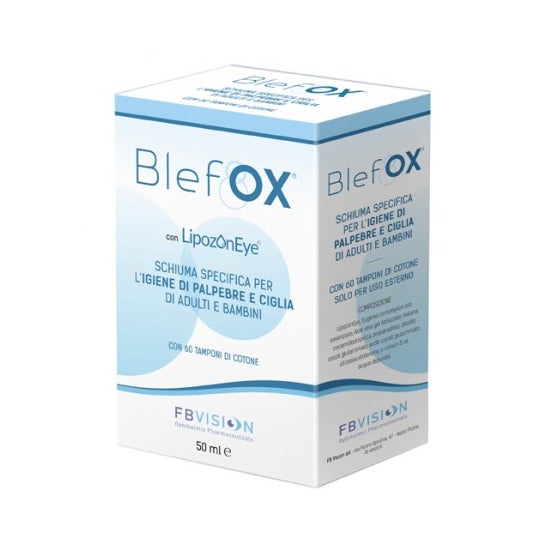 BlefOX Hygiène Mousse Paupières & Cils 50ml + 60uts