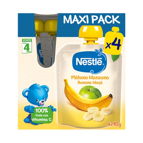 Nestlé Naturnes Banane Pomme 4x90g