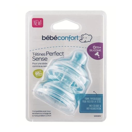 Bebe Confort Tétine Perfect Sense Silicone Taille M 2uts