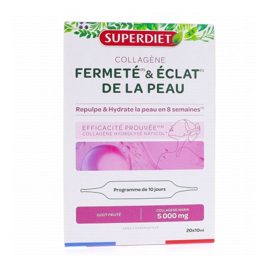 Superdiet Collagène Fermeté & Éclat de la Peau 20x10ml