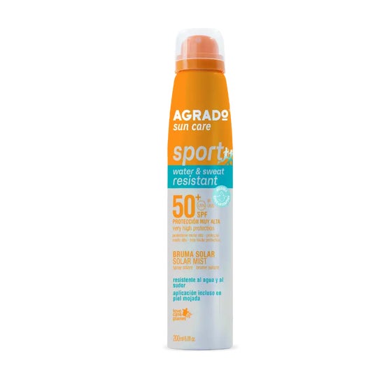 Agrado Sun Care Sport Spf50+ Brume Solaire 200ml Agrado Sun Care Sport Spf50+ Brume Solaire 200ml