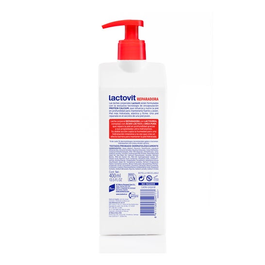 Lactovit LactoUrea Lait Réparateur pour le Corps 400ml