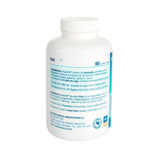 Nua Biological Dha 1000mg 90 Perlas Nua Biological Dha 1000mg 90 Perlas