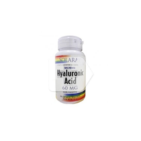Acide hyaluronique Solaray 60mg 30caps