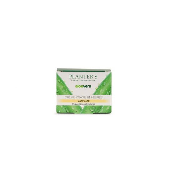 Planter's Aloe Vera Crème Visage 24H Matifiant 50ml