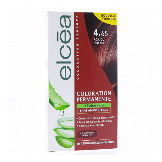 Elcea Coloration Permanente Aloé Vera 4.65 Acajou Intense 140 ml