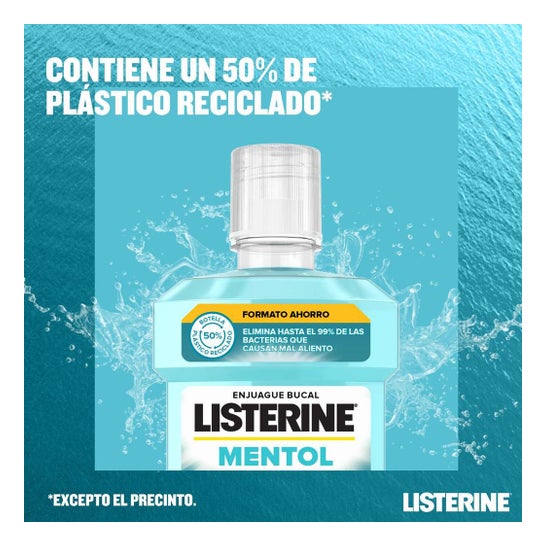 Listerine Menthol Goût Plus Léger 500 ml