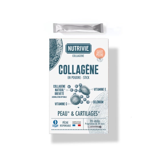 Nutrivie Collagène Marin Naticol Type I 20 Sticks