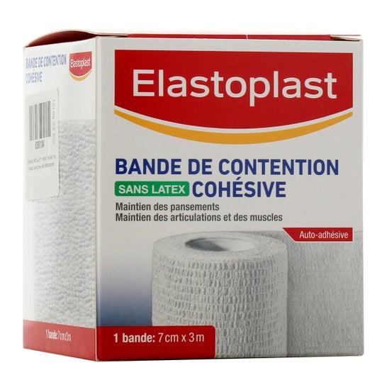 Elastoplast Bande Contention Cohésives Sans Latex Blanc 7cmx3m