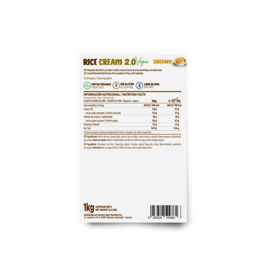 HSN Crema de Arroz 2.0 Natillas 1kg