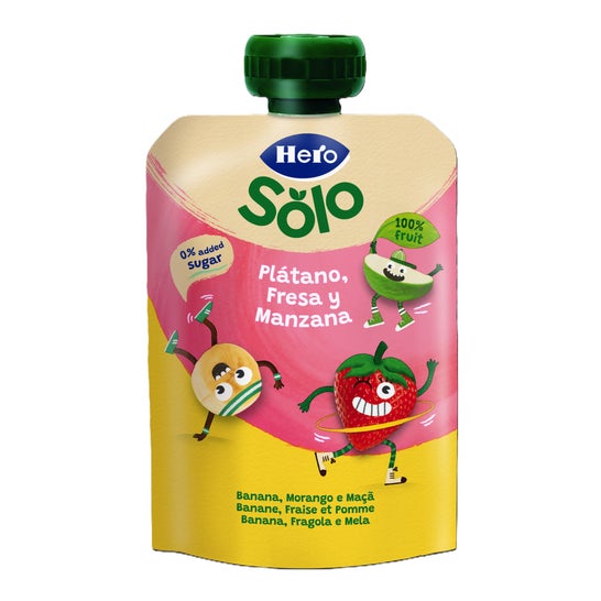 Hero Solo Banane Fraise et Pomme 100 g