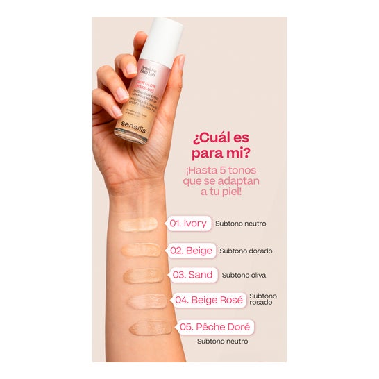 Sensilis Skin Glow Make-Up Color Beige Nro 02 30ml