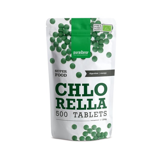Purasana Super Food Chlorella Bio Vegan 500 Gélules