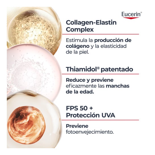 Eucerin Hyaluron-Filler + Elasticity Crème Jour Ultra Légère SPF50 50ml