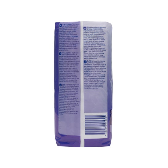 Tena Discreet Maxi Night 12 Serviettes Nuit