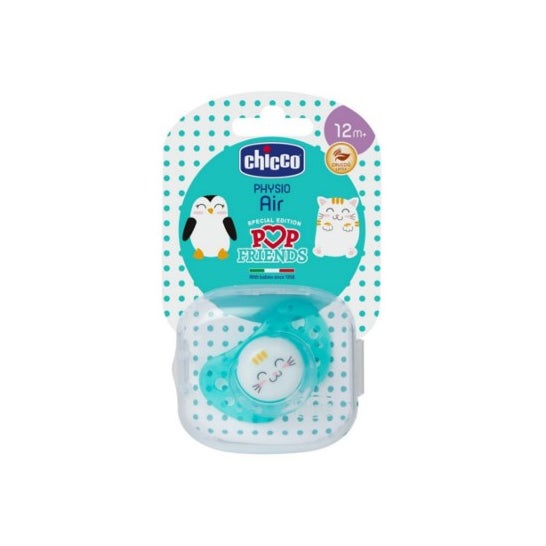 Chicco Physio Air Sucette Silicone Pop Friends +12m 1ut