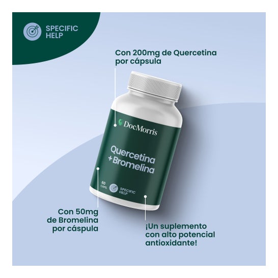 DocMorris Quercétine + Broméline 60 Gélules (Expire dans moins de 6 mois)
