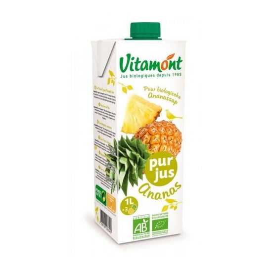 Vitamont Pure Jus de Ananas Bio 1l