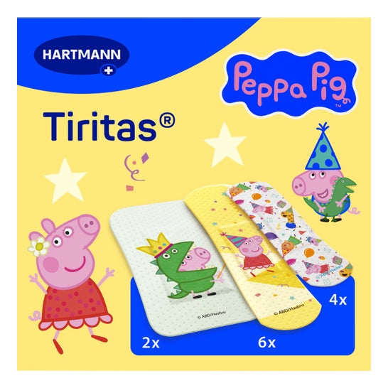 Hartmann Tiritas Peppa Pig 12 Unités
