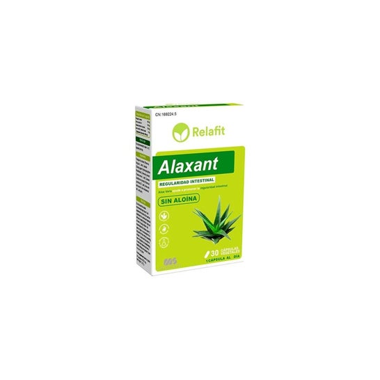 Relafit Alaxant Aloe Vera 500mg 30 Capsules