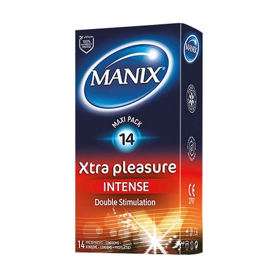 Manix Preservativos Xtra Pleasure Intense 14uds