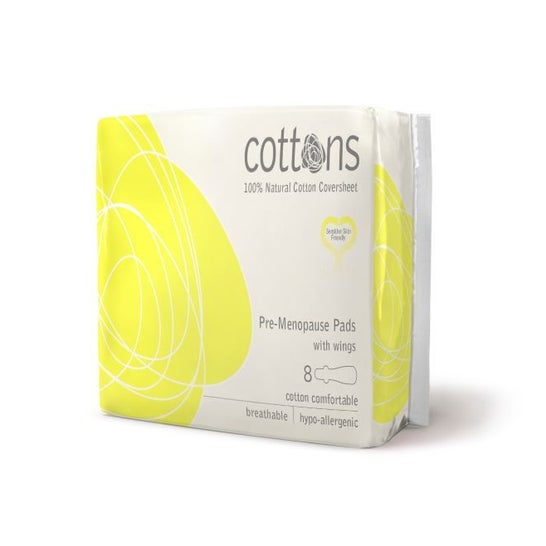 Cottons Pre-Menopausia Pads 8uds