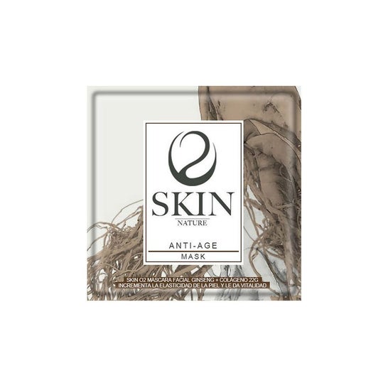 Skin O2 Anti-Ageing Face Mask Ginseng Collagen 1pc