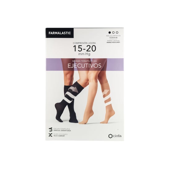 Farmalastic Mi-bas chaussette de contention Executive Camel Taille XL 1 unité