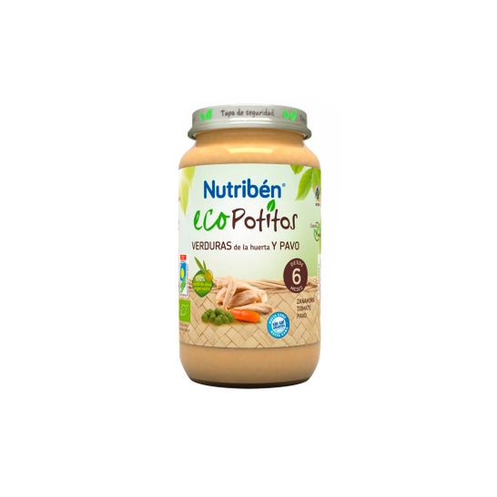 Nutribén® Eco Potito® légumes de jardin et dinde 200g