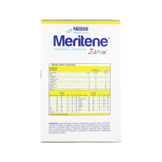 Meritene Junior milkshakes au chocolat 2x15sphères